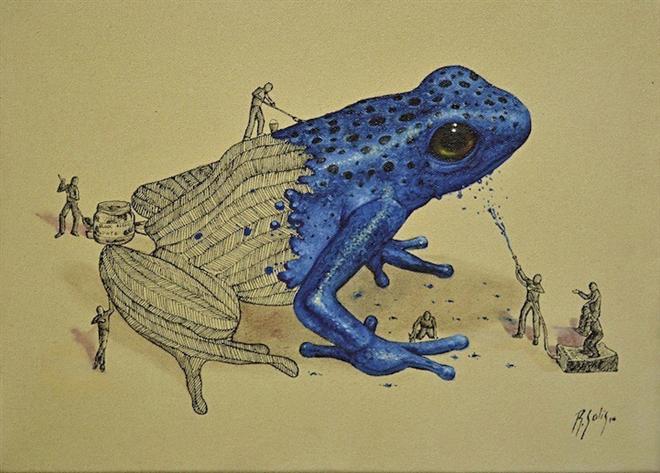 نقاشی های زیبا از حیوانات بازیگوش توسط هنرمند مکزیکی ریکاردو سولیس